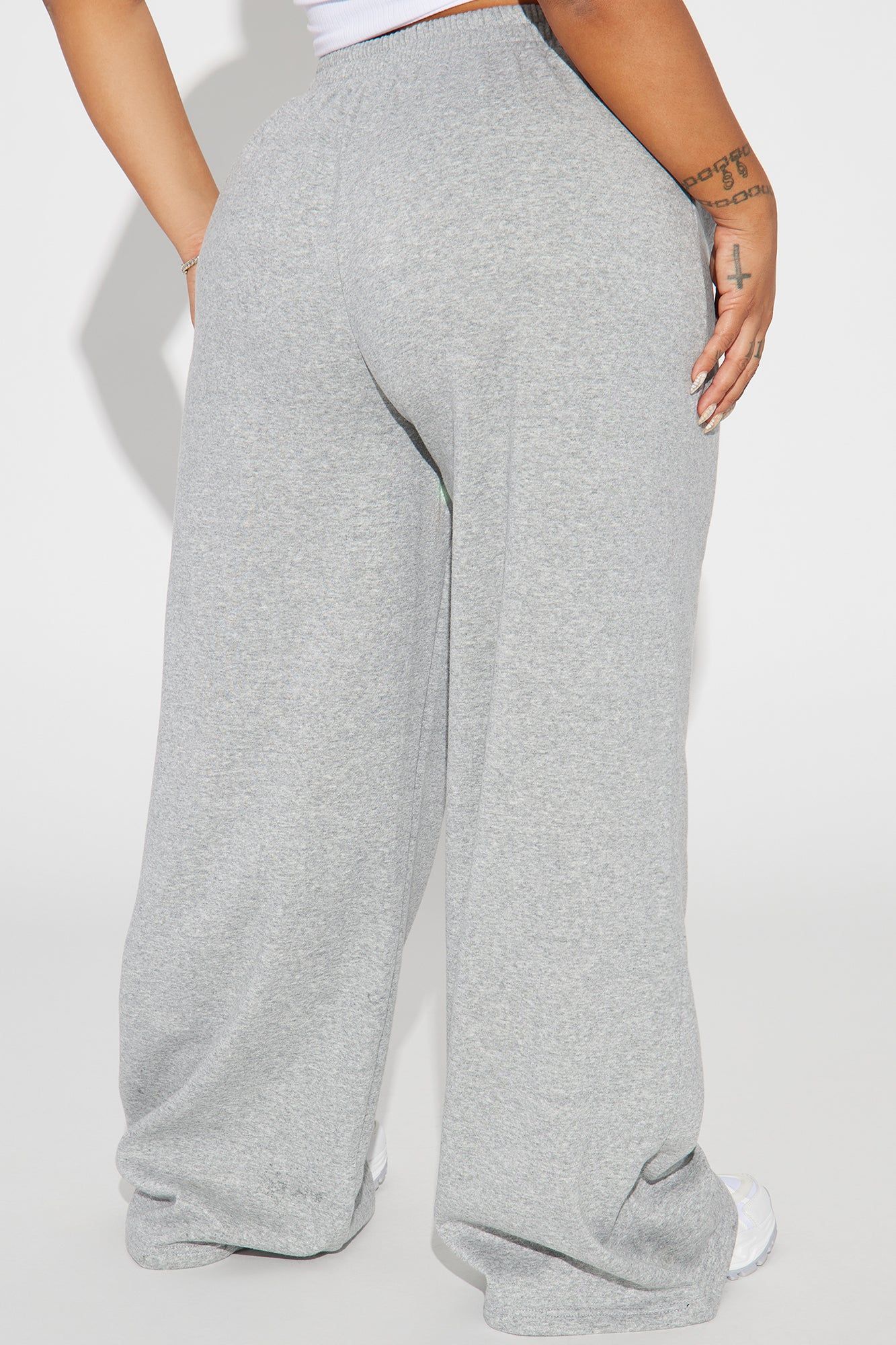Cassandra Cross Over Lounge Pant - Heather Grey sold by Fashion Nova product image thumbnail 6