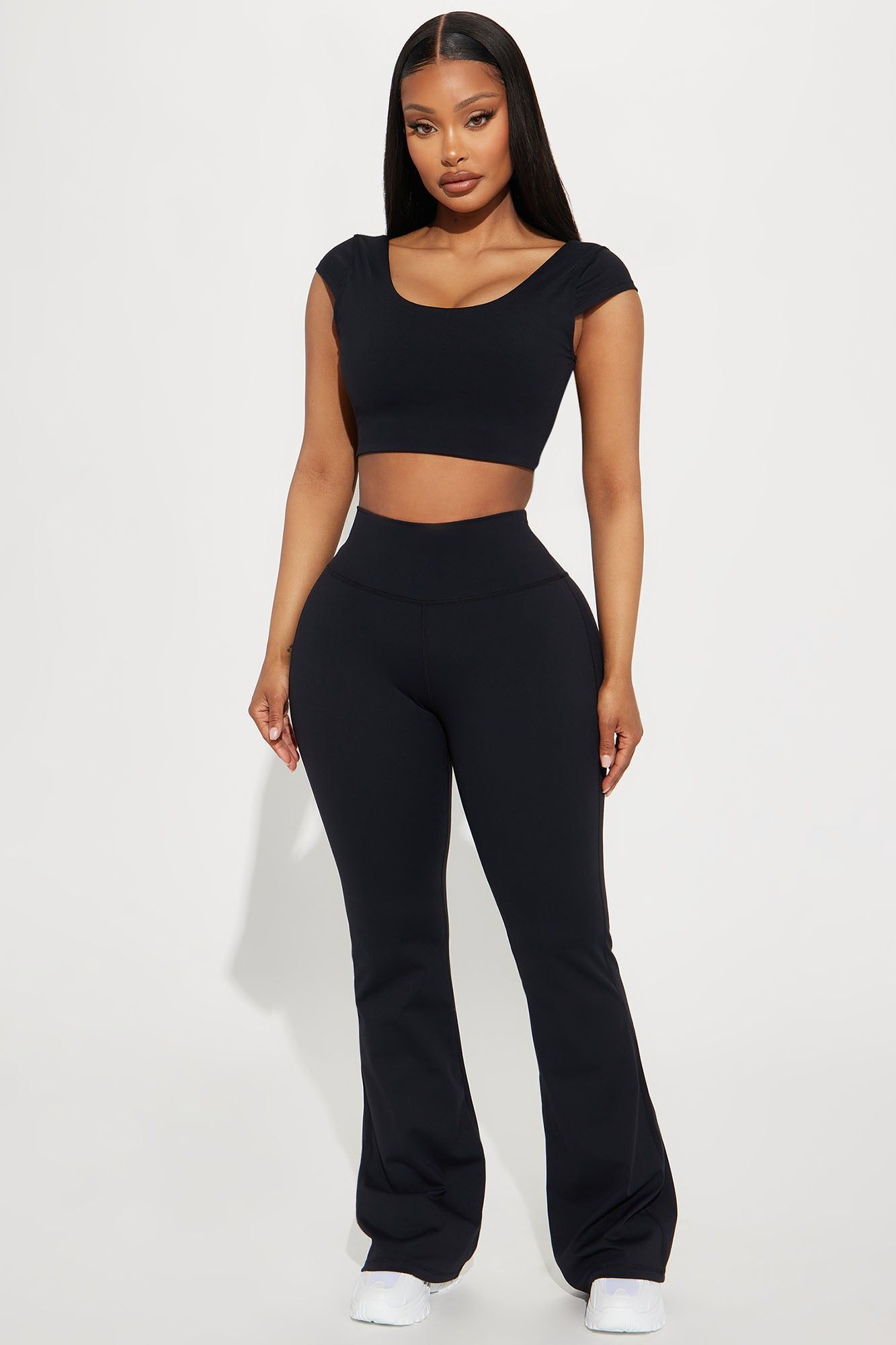 Set The Barre Yoga Pant - Black sold by Fashion Nova