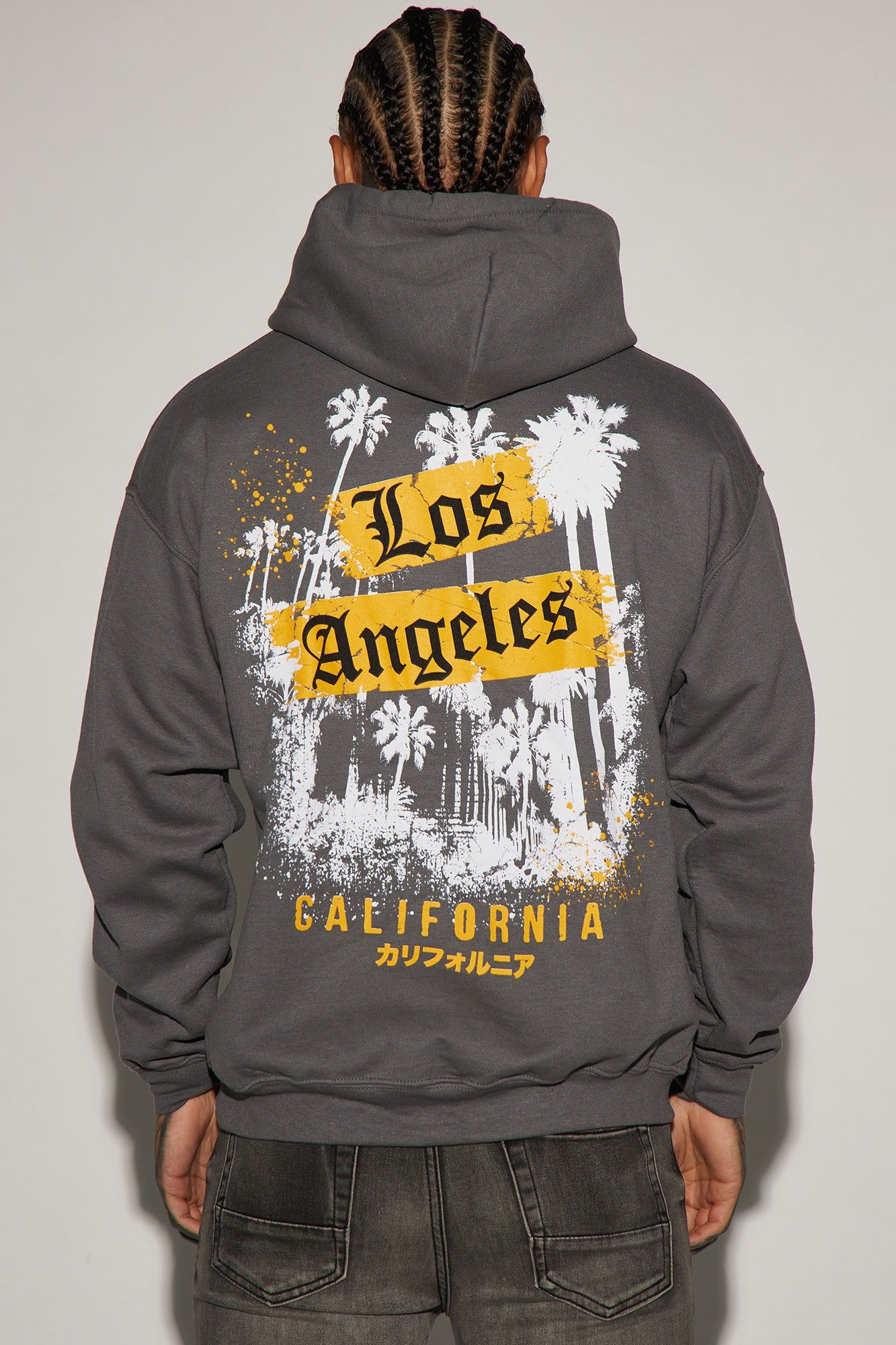 LA Kanji Hoodie - Charcoal sold by Fashion Nova product image thumbnail 4