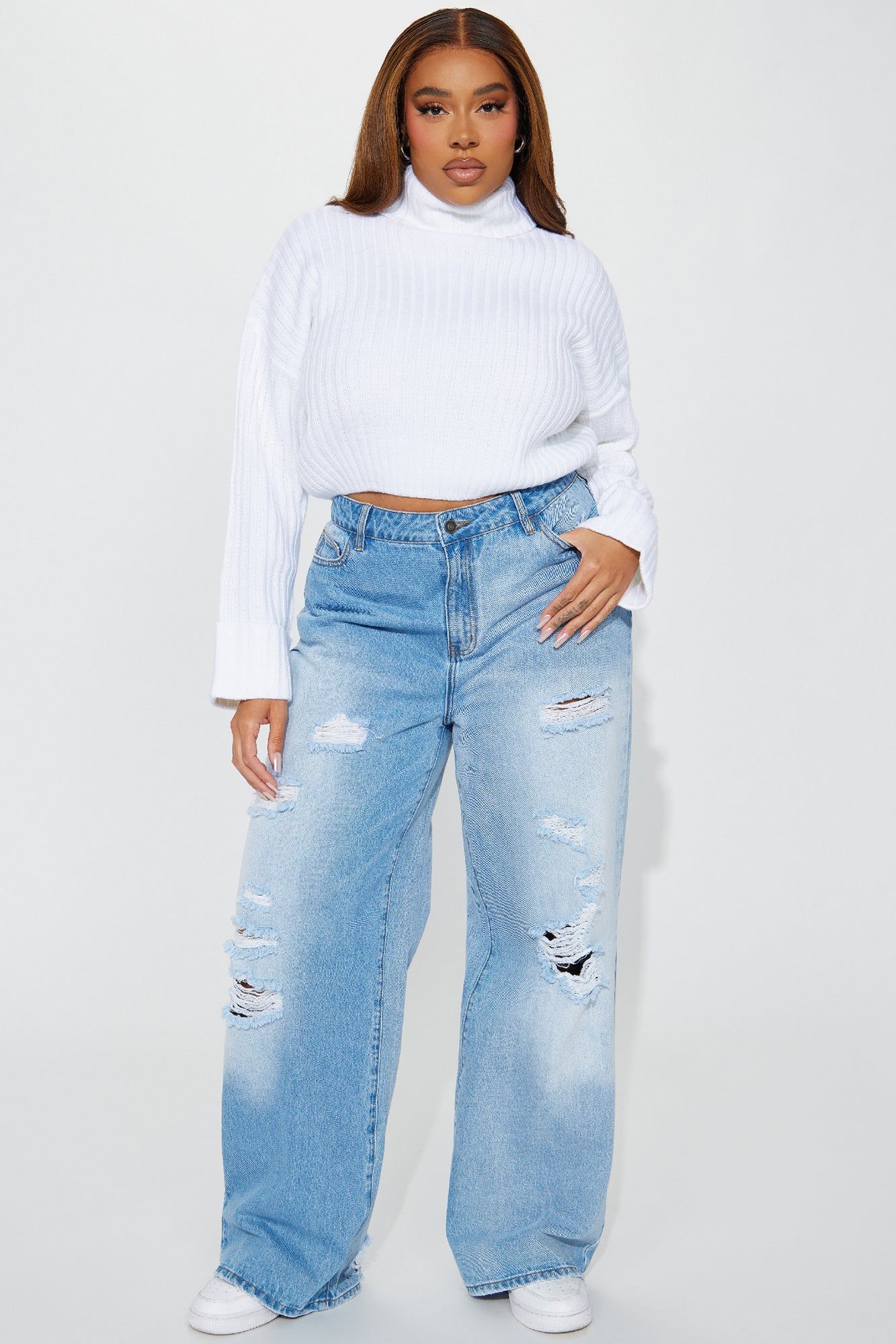 Saree Sweater - White sold by Fashion Nova product image thumbnail 5