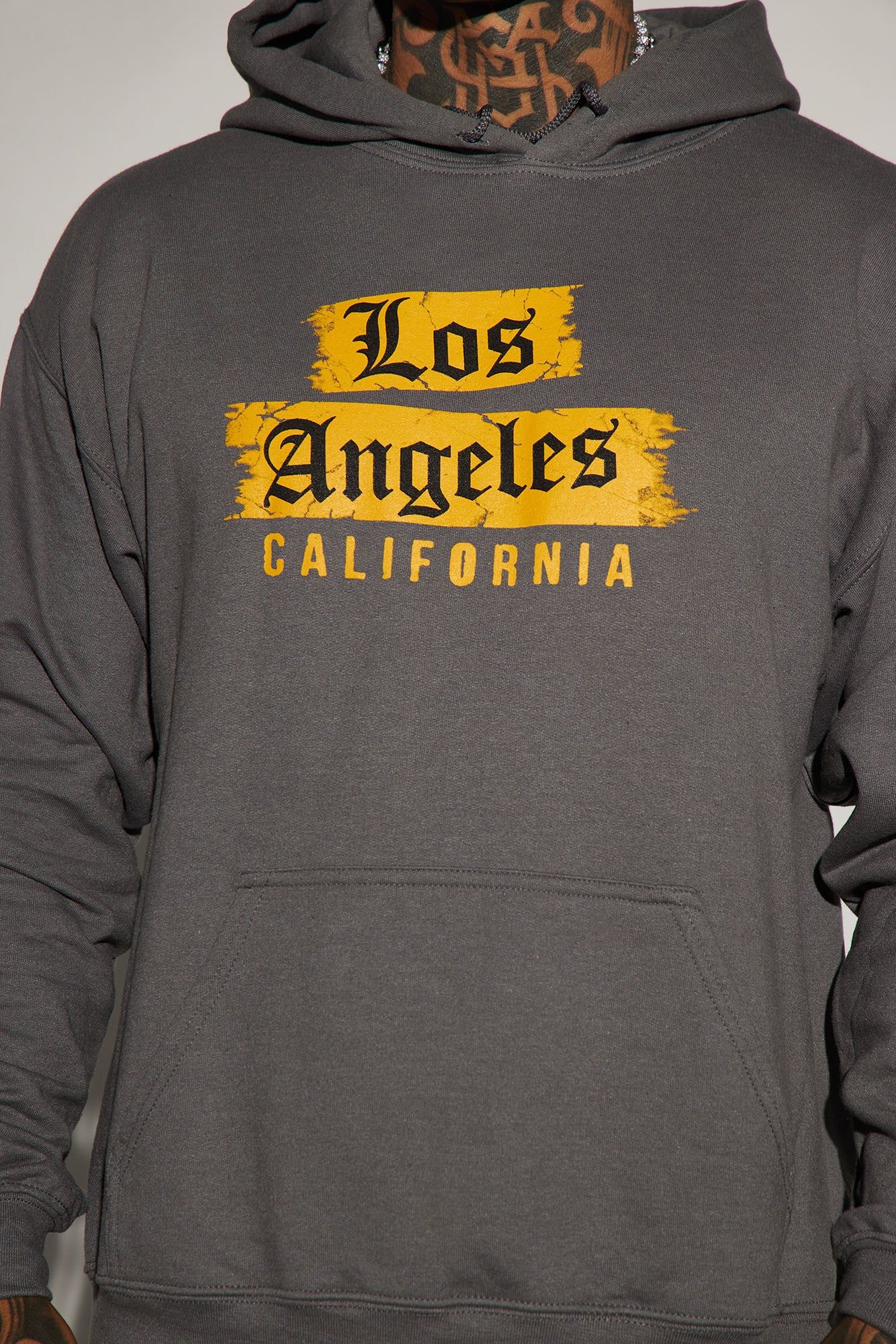 LA Kanji Hoodie - Charcoal sold by Fashion Nova product image thumbnail 3