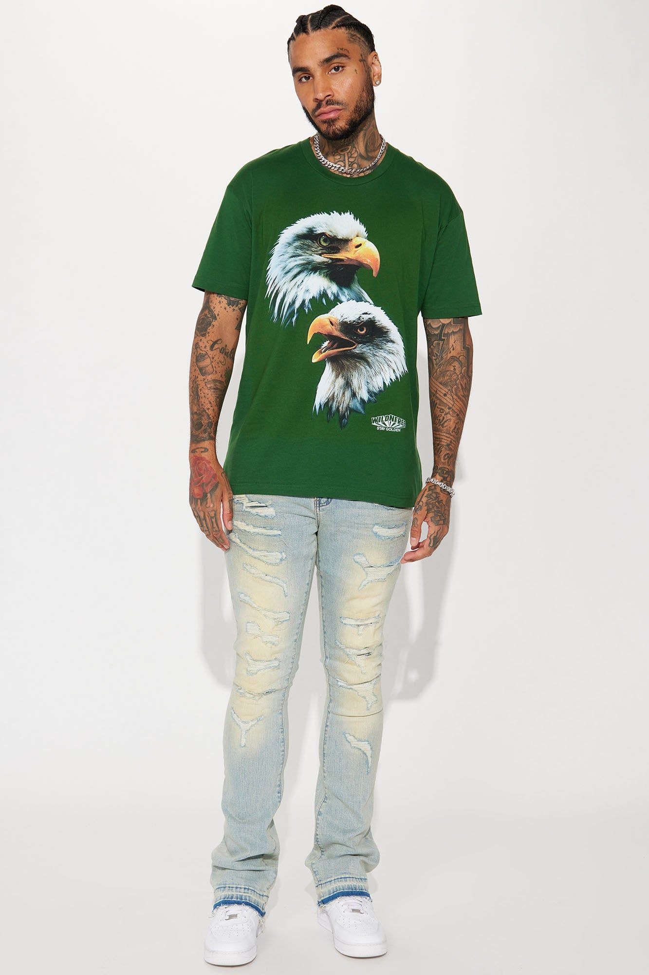 Keep It Going Stacked Skinny Flare Jeans - Light Wash sold by Fashion Nova product image thumbnail 3