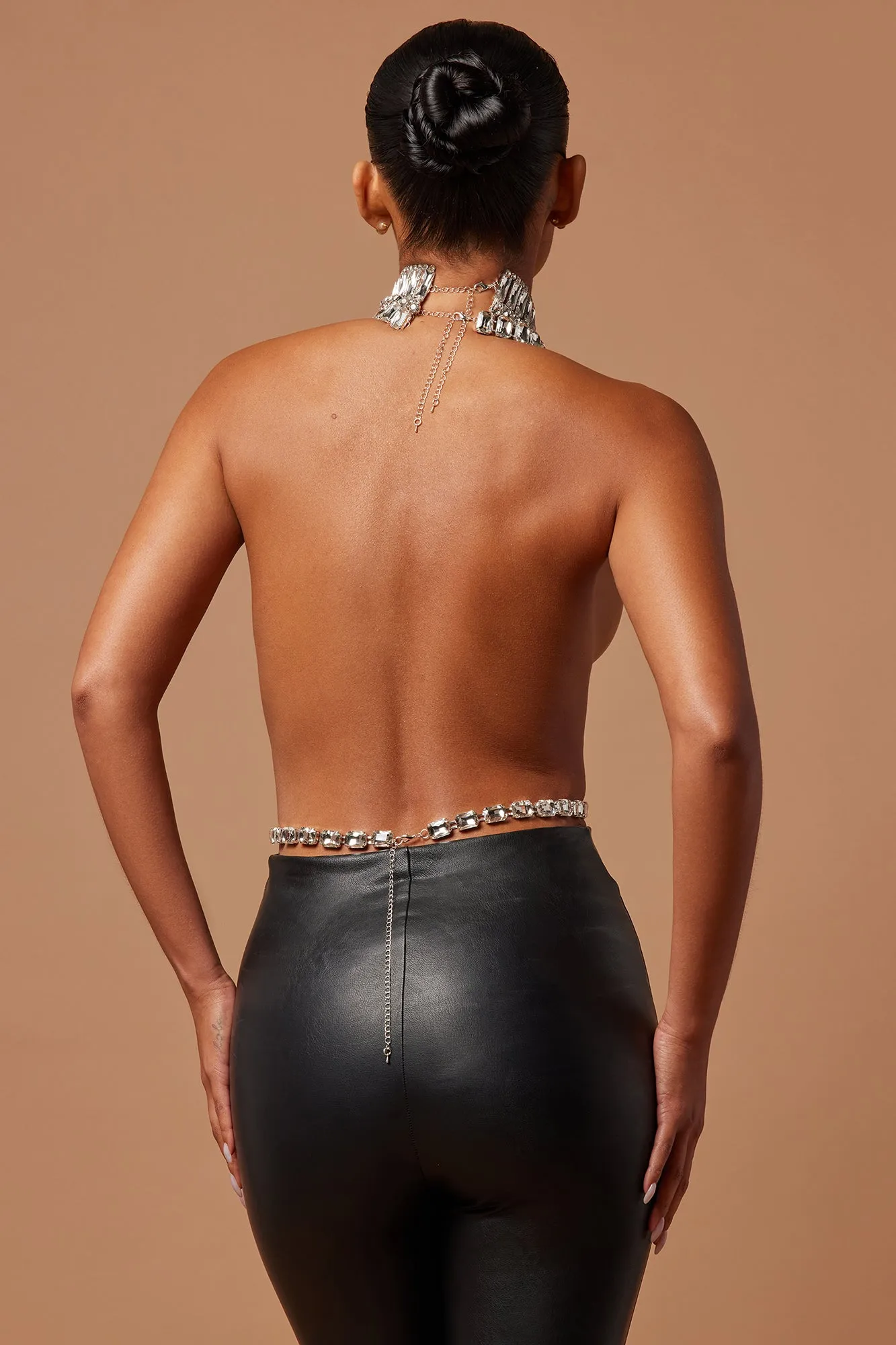 Reign Embellished Chain Top - Silver sold by Fashion Nova product image thumbnail 4