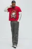 Ed Hardy Flame Skull Thermal Long Sleeve - Red/combo sold by Fashion Nova
