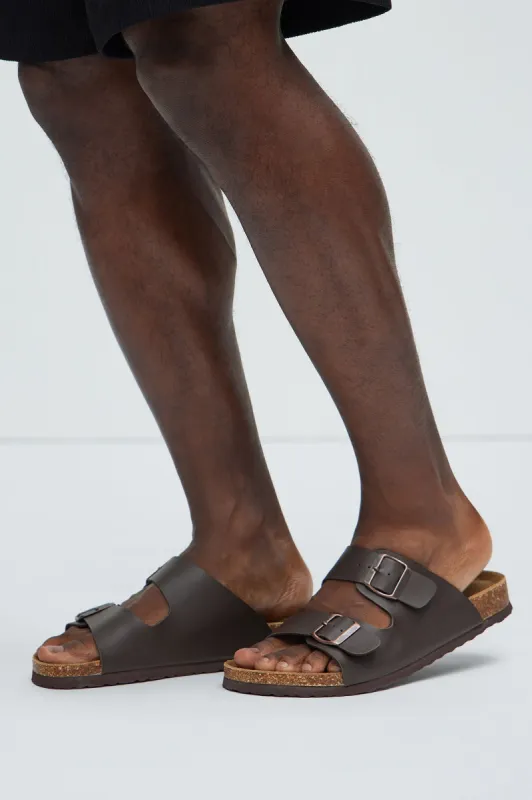 São Paulo Slides - Brown sold by Fashion Nova