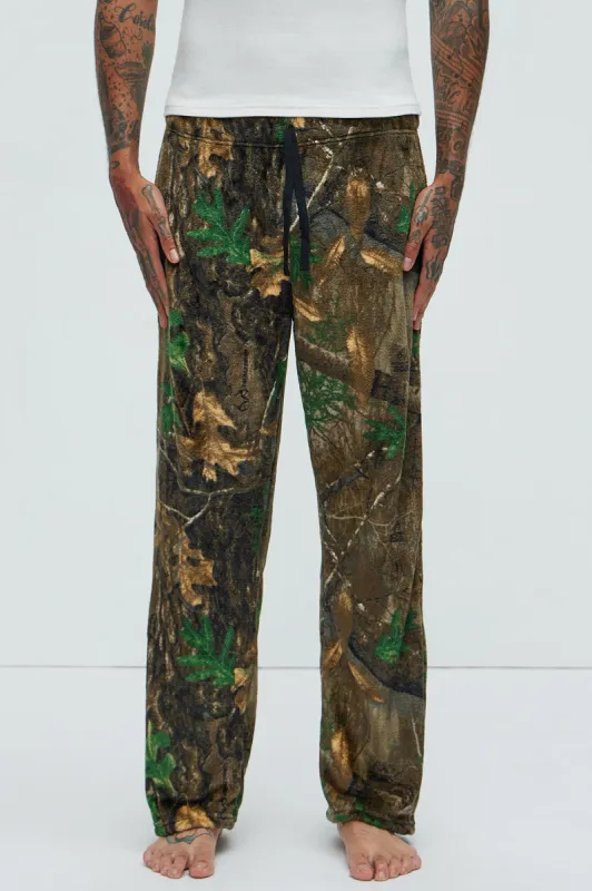 Forest Plush Lounge Pants - Camouflage sold by Fashion Nova