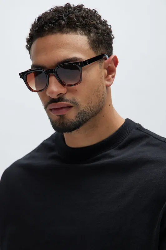 You And I Sunglasses - Black/Brown sold by Fashion Nova