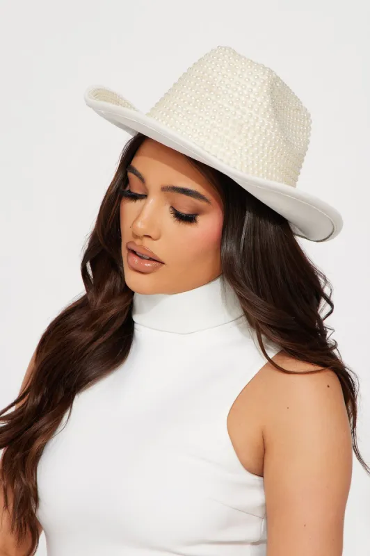 She's Fancy Cowboy Hat - Cream sold by Fashion Nova