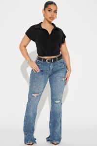 Something Light Shirt - Black sold by Fashion Nova