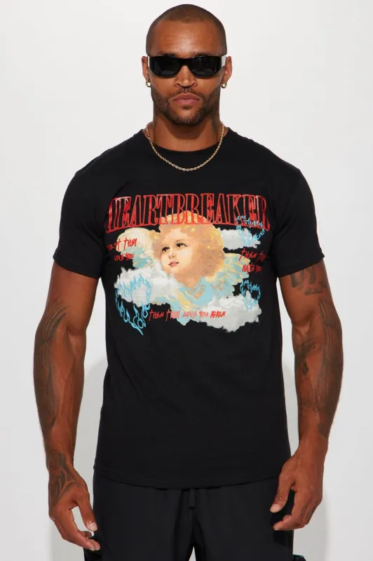 Love Hate Love Short Sleeve Tee - Black sold by Fashion Nova