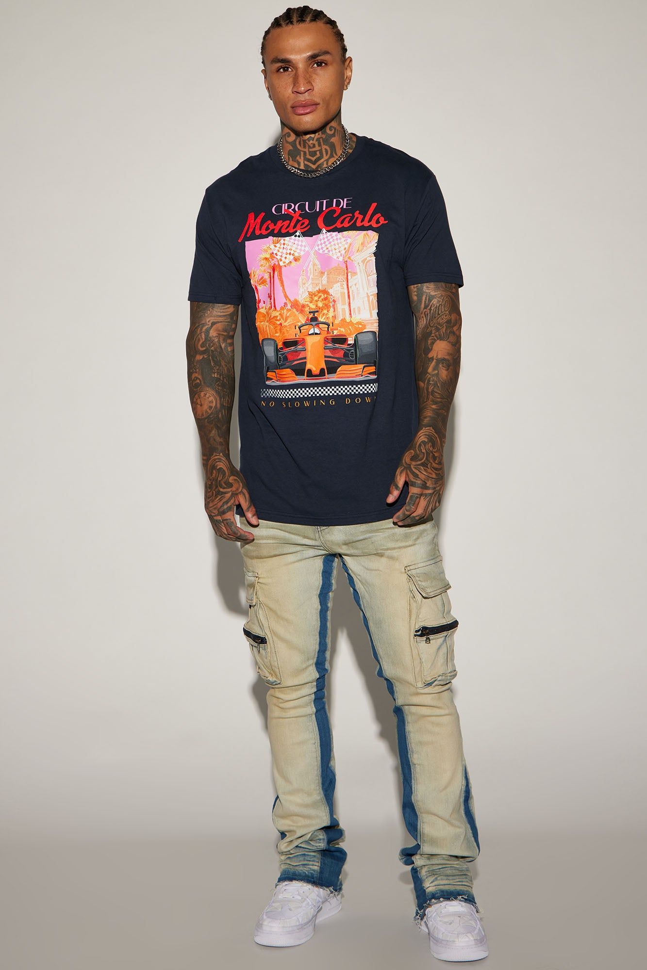 No Slowing Down Short Sleeve Tee - Navy sold by Fashion Nova product image thumbnail 2