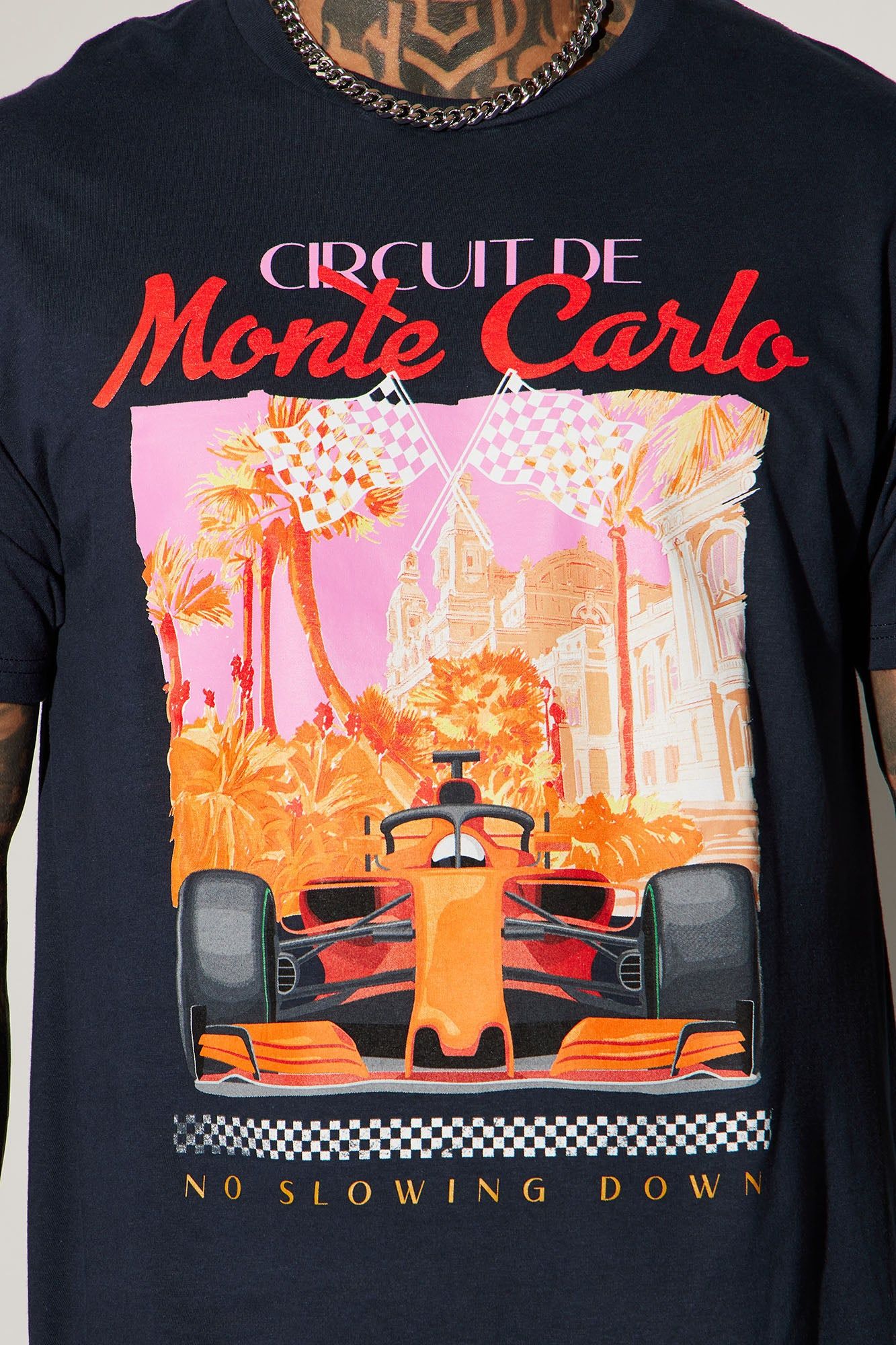 No Slowing Down Short Sleeve Tee - Navy sold by Fashion Nova product image thumbnail 3