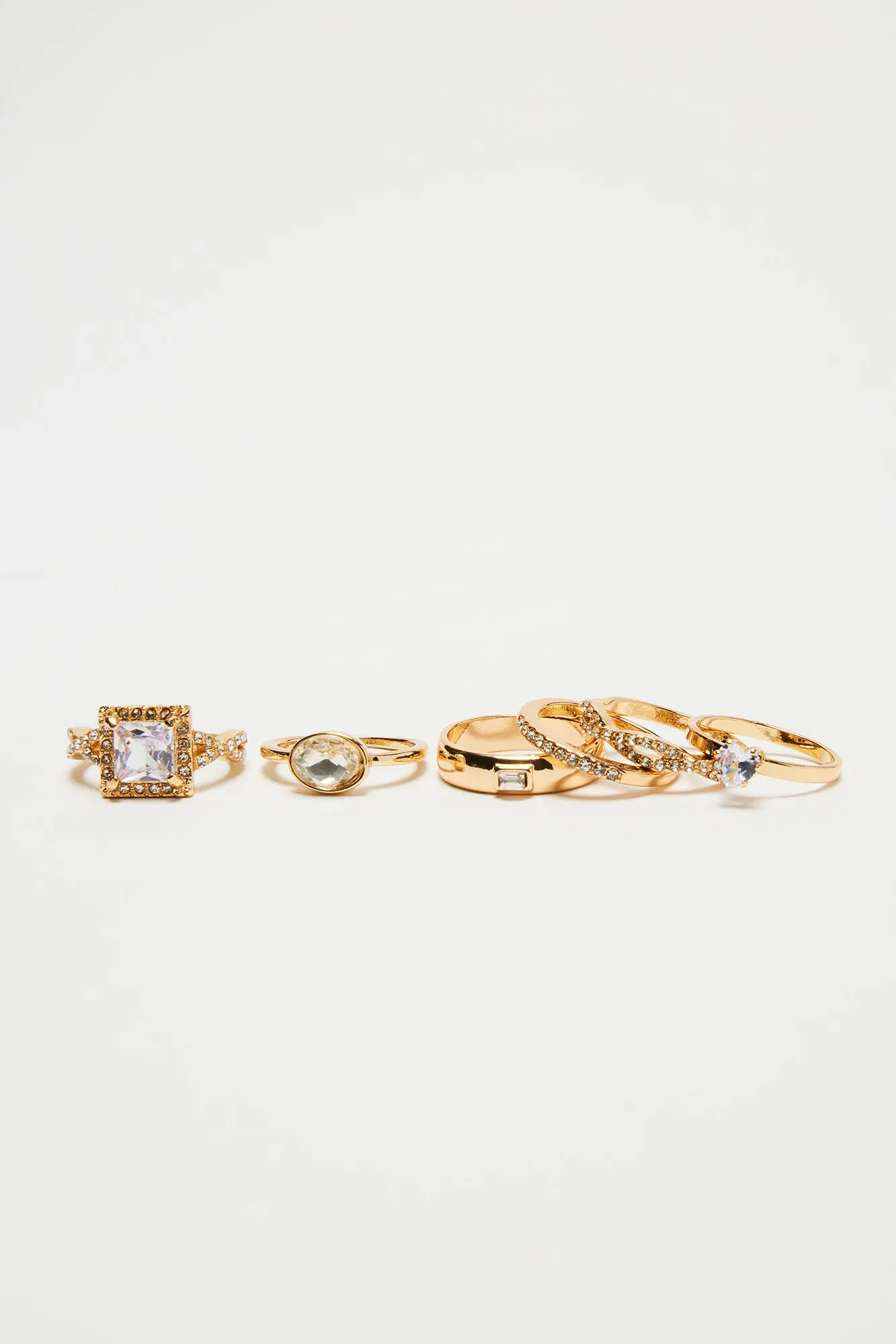 Stay By My Side 6 Piece Ring Set - Gold sold by Fashion Nova product image thumbnail 3