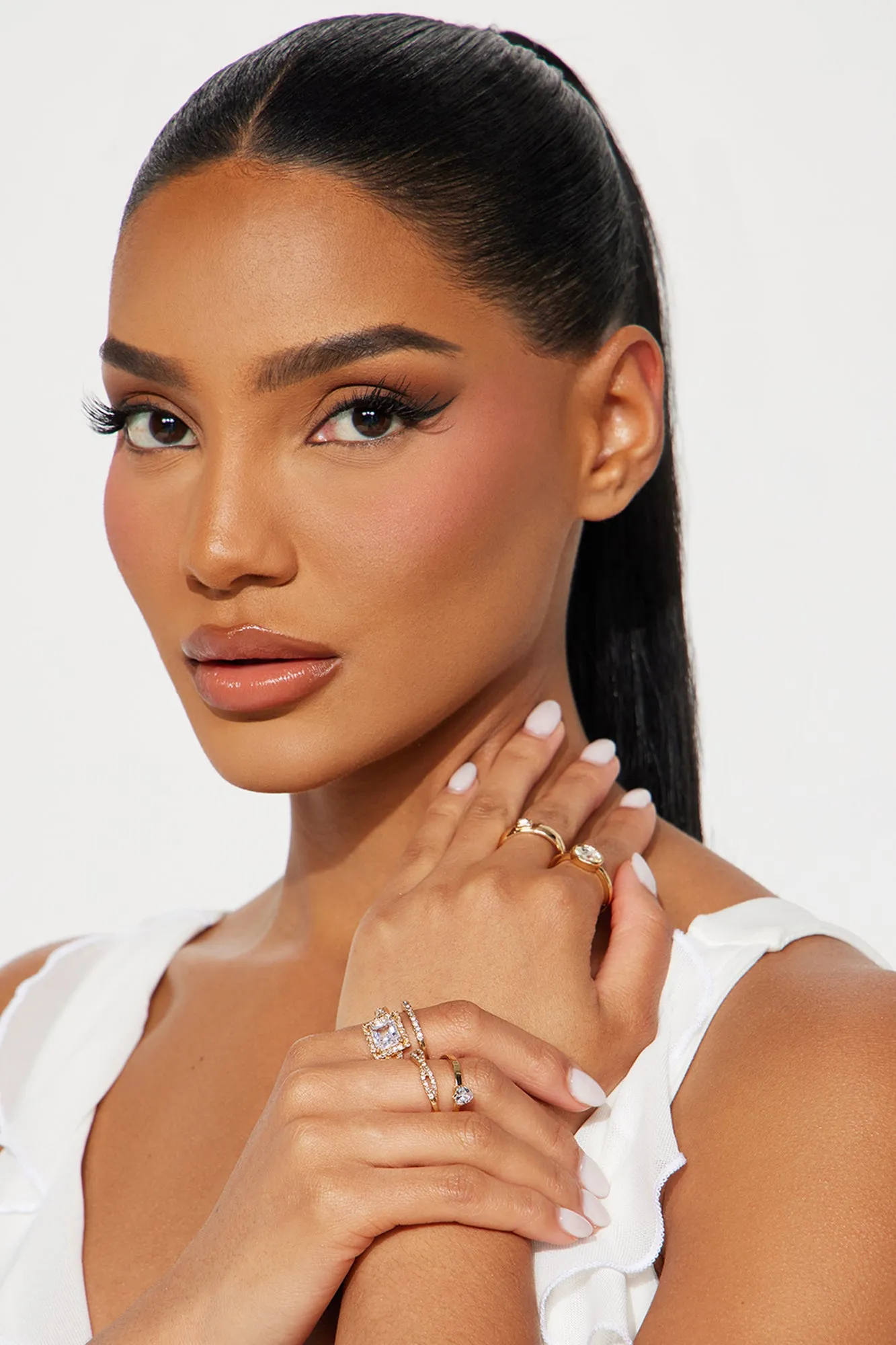 Stay By My Side 6 Piece Ring Set - Gold sold by Fashion Nova product image thumbnail 2