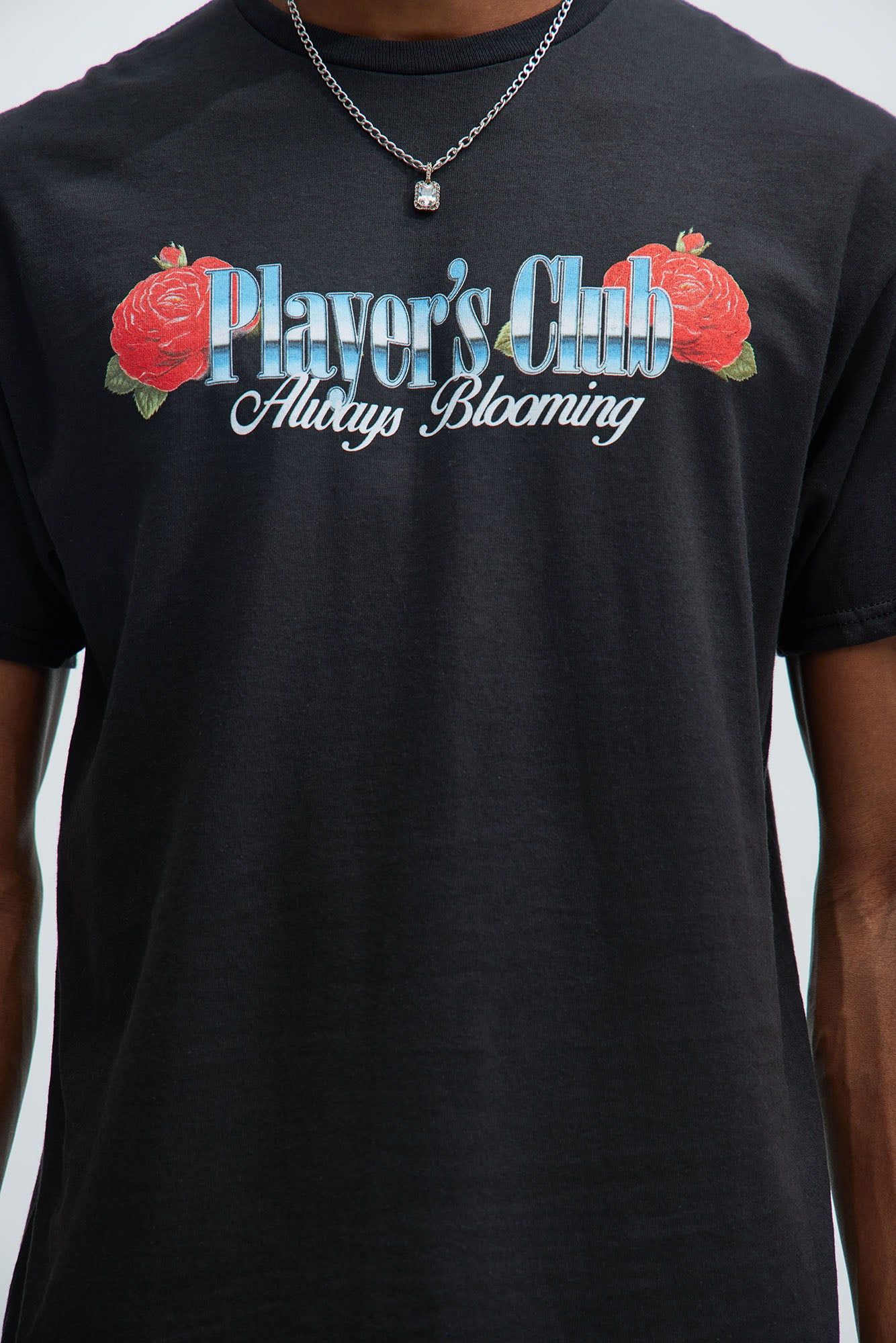 Players Club Always Blooming Short Sleeve Tee - Black sold by Fashion Nova product image thumbnail 4