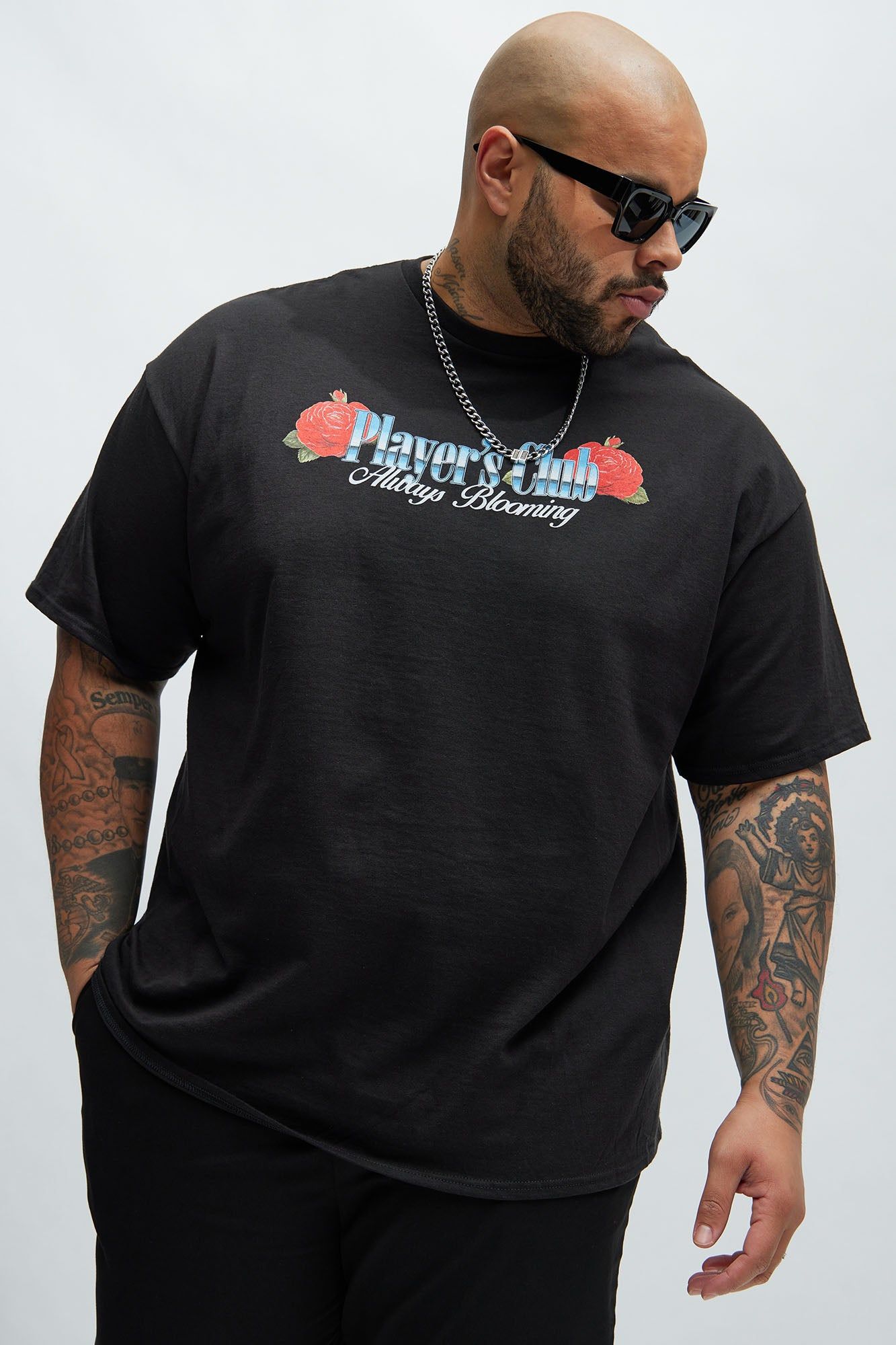 Players Club Always Blooming Short Sleeve Tee - Black sold by Fashion Nova product image thumbnail 5