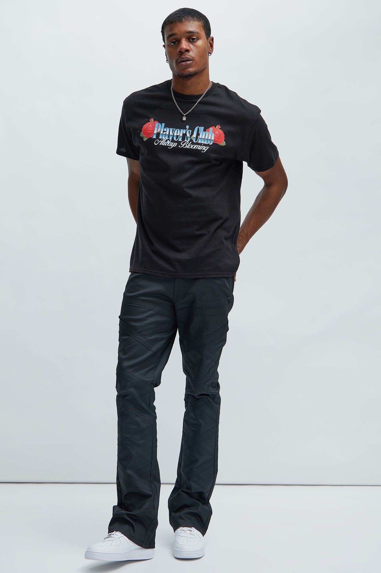 Players Club Always Blooming Short Sleeve Tee - Black sold by Fashion Nova product image thumbnail 2