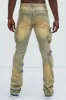 Find Out Cargo Flare Jeans - Vintage Wash sold by Fashion Nova