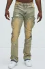 Find Out Cargo Flare Jeans - Vintage Wash sold by Fashion Nova
