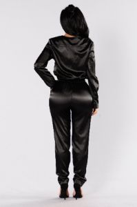 Nothing Stopping Me Jumpsuit - Black sold by Fashion Nova