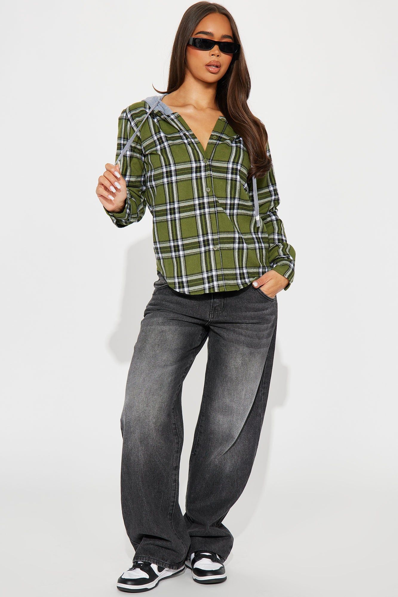 Stevie Plaid Shirt - Green/combo sold by Fashion Nova product image thumbnail 2