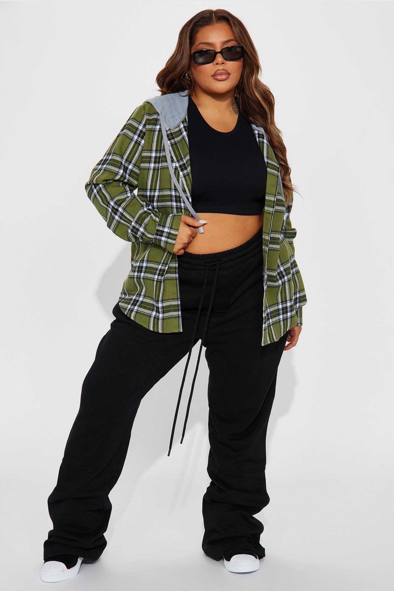 Stevie Plaid Shirt - Green/combo sold by Fashion Nova product image thumbnail 5