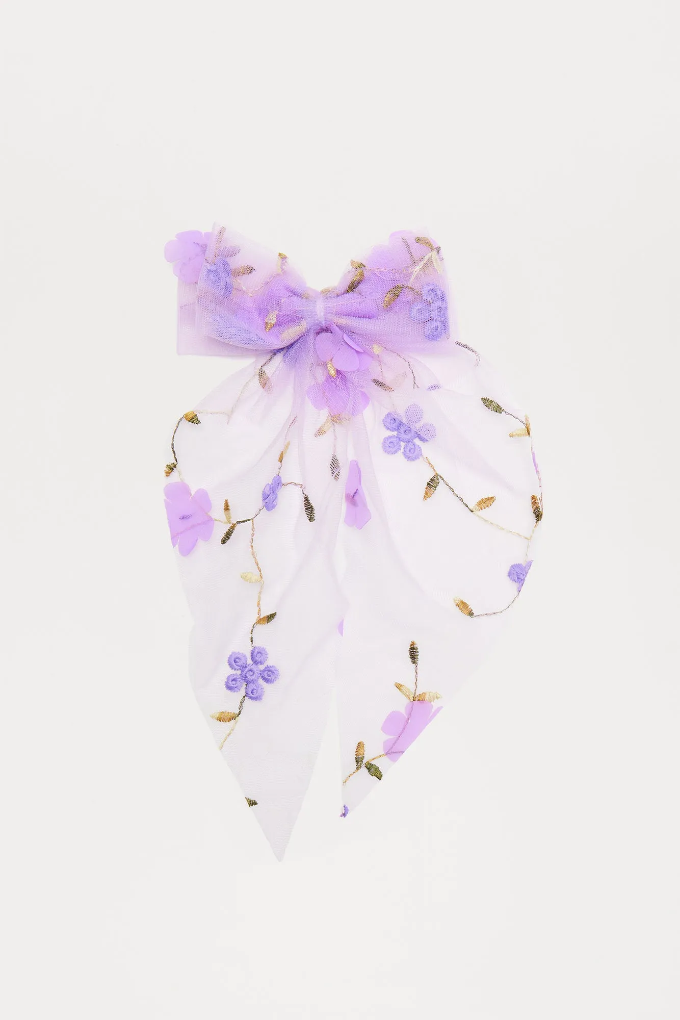 Garden Party Hair Bow - Purple sold by Fashion Nova product image thumbnail 2