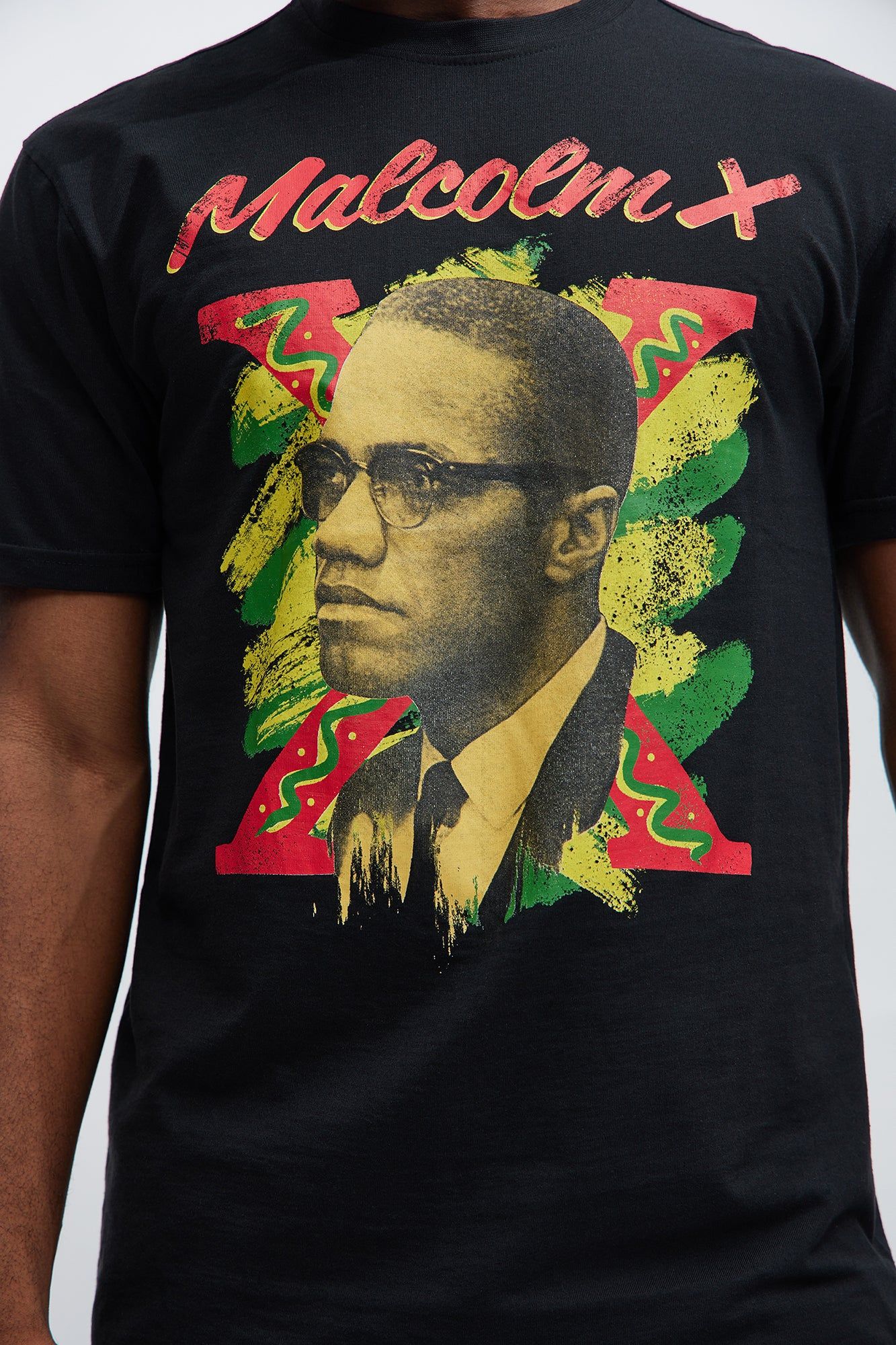 Malcom X Unstoppable Short Sleeve Tee - Black sold by Fashion Nova product image thumbnail 3