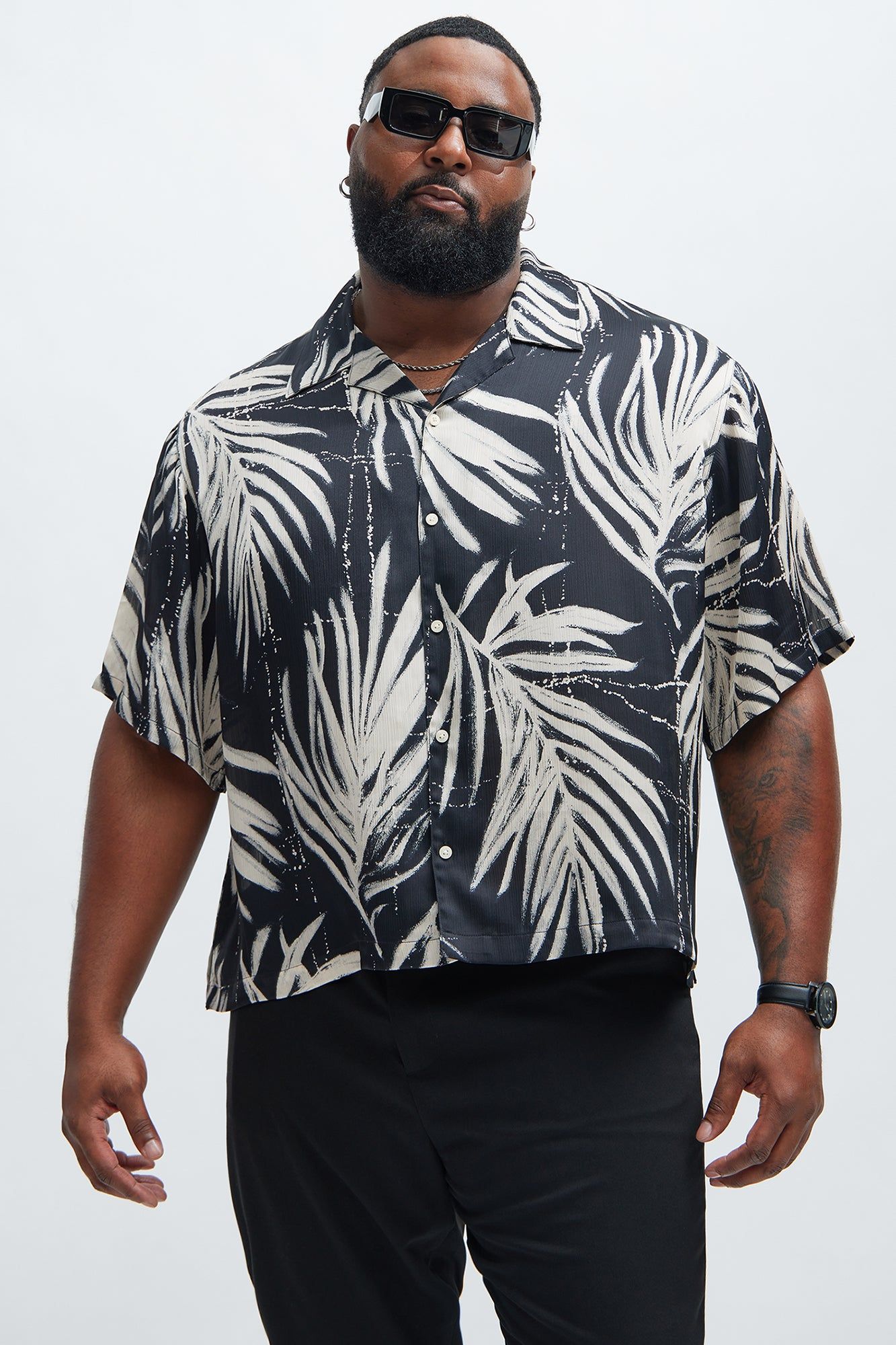 Run The Leaf Shirt - Black/White sold by Fashion Nova product image thumbnail 4