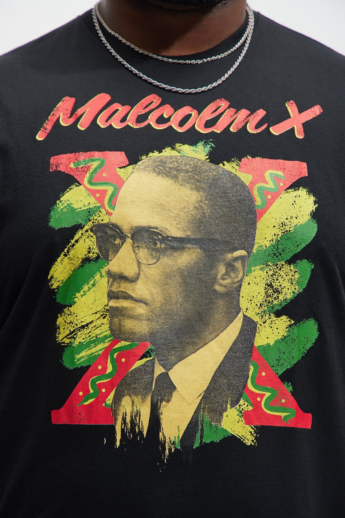 Malcom X Unstoppable Short Sleeve Tee - Black sold by Fashion Nova product image thumbnail 5