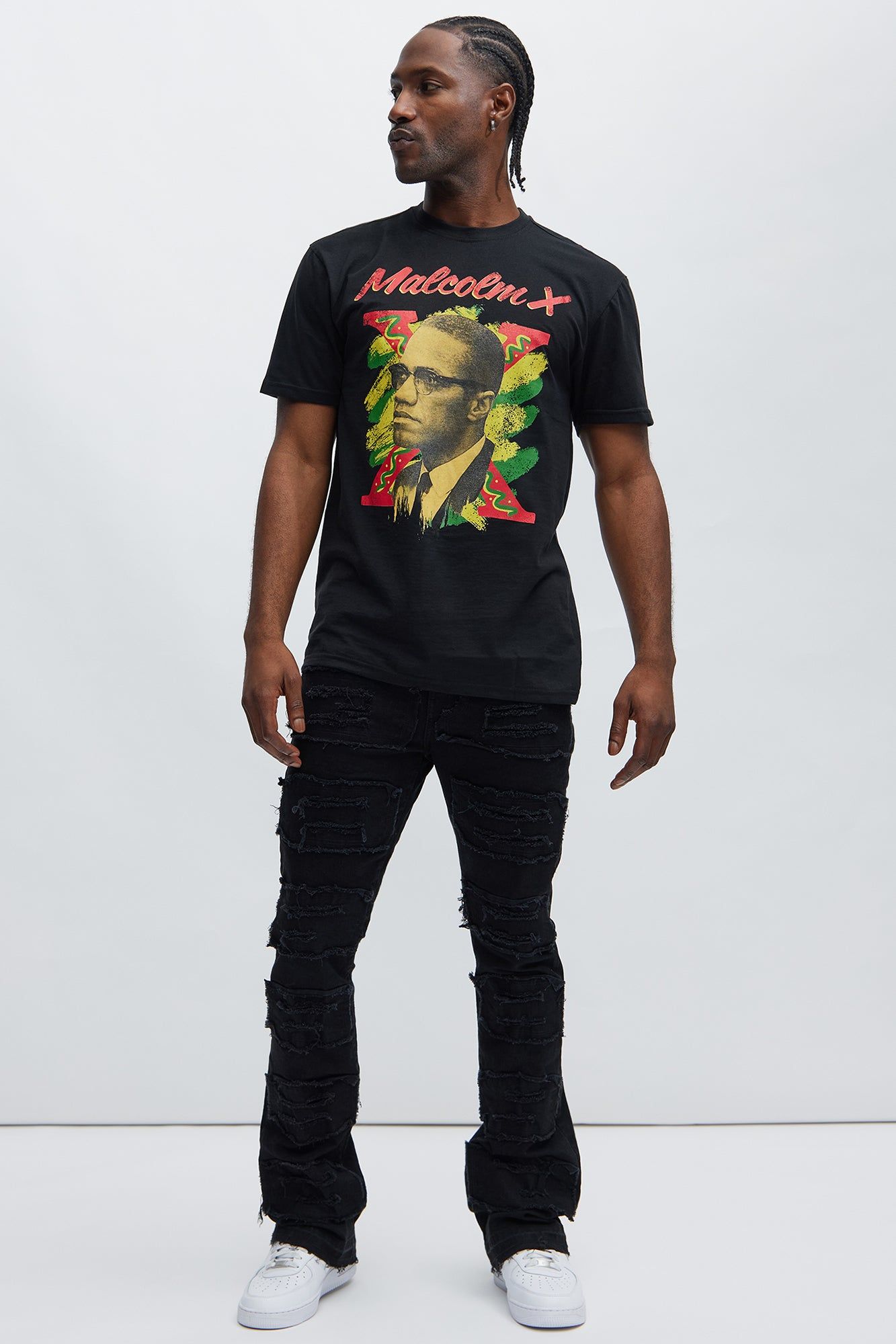 Malcom X Unstoppable Short Sleeve Tee - Black sold by Fashion Nova product image thumbnail 2
