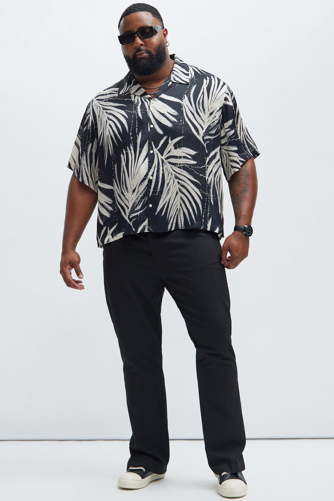 Run The Leaf Shirt - Black/White sold by Fashion Nova product image thumbnail 5