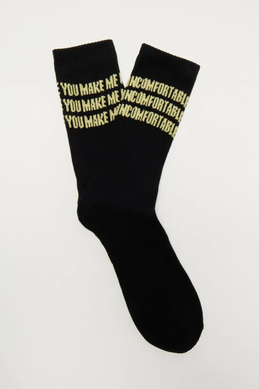 Make Me Feel Socks - Black sold by Fashion Nova