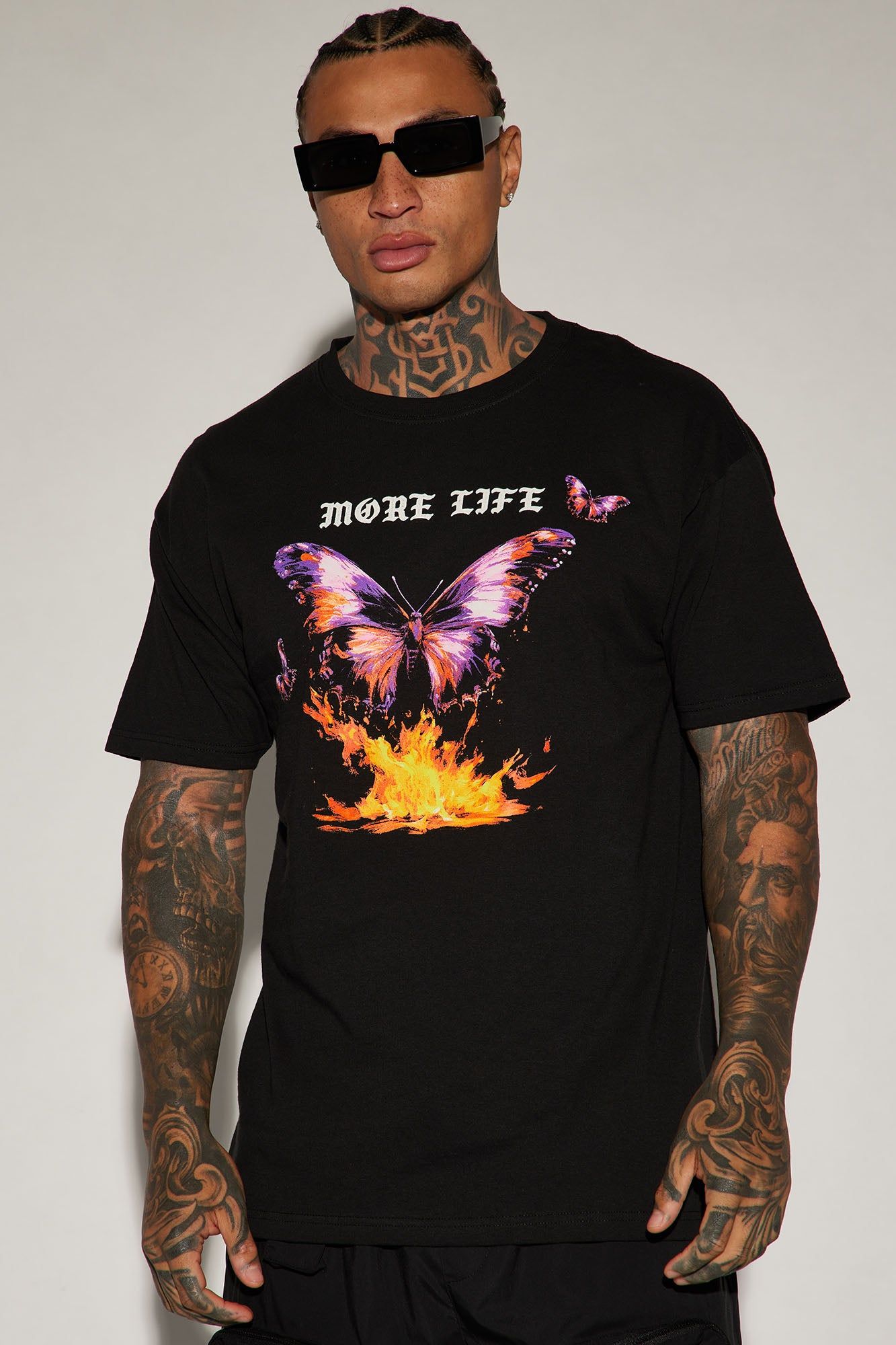 Live And Let Live Short Sleeve Tee - Black sold by Fashion Nova product image thumbnail 4