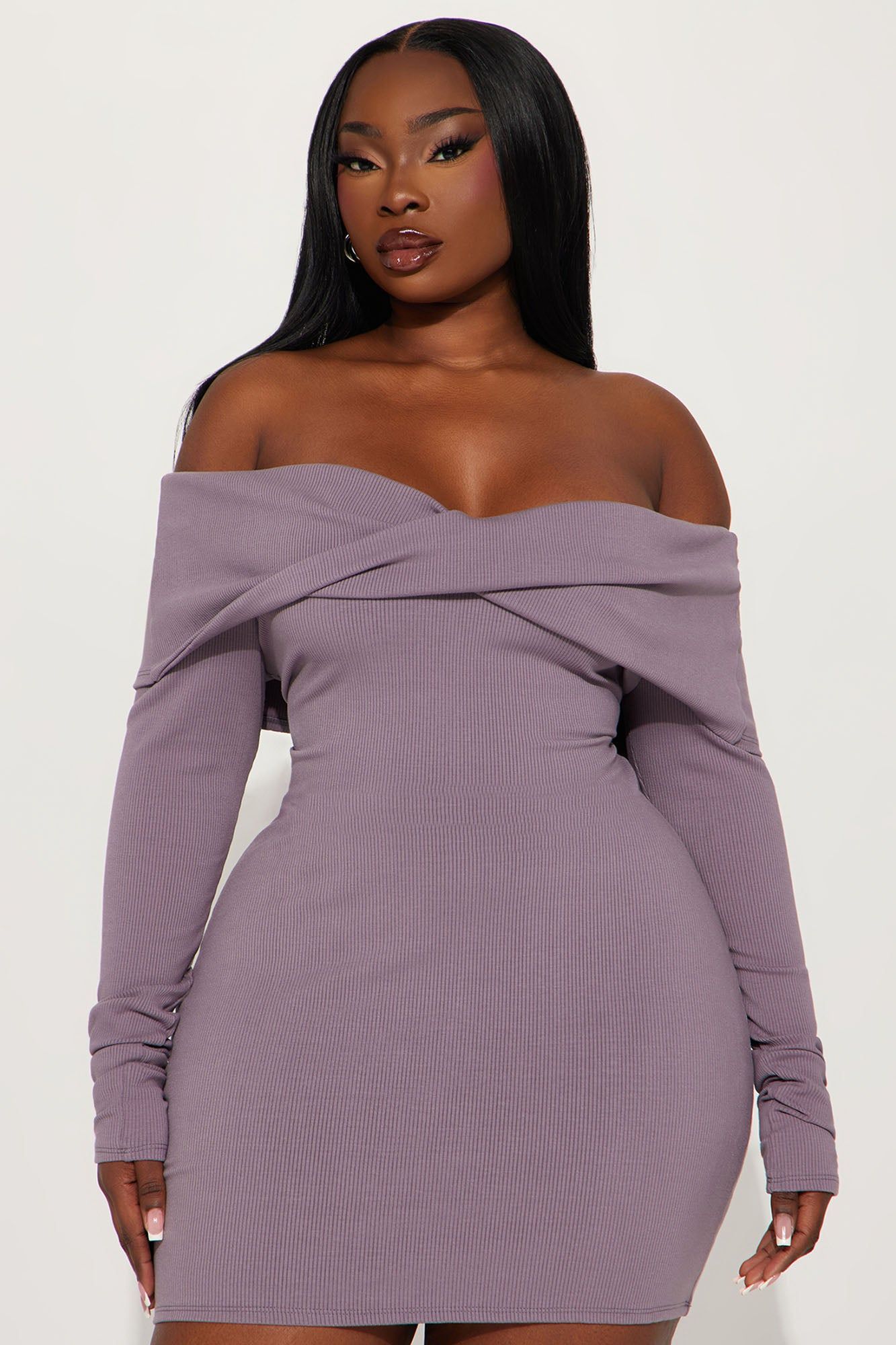 Vivianna Snatched Mini Dress - Bark Brown sold by Fashion Nova product image thumbnail 4