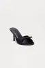 Sevilla Bow Mules - Black sold by Fashion Nova