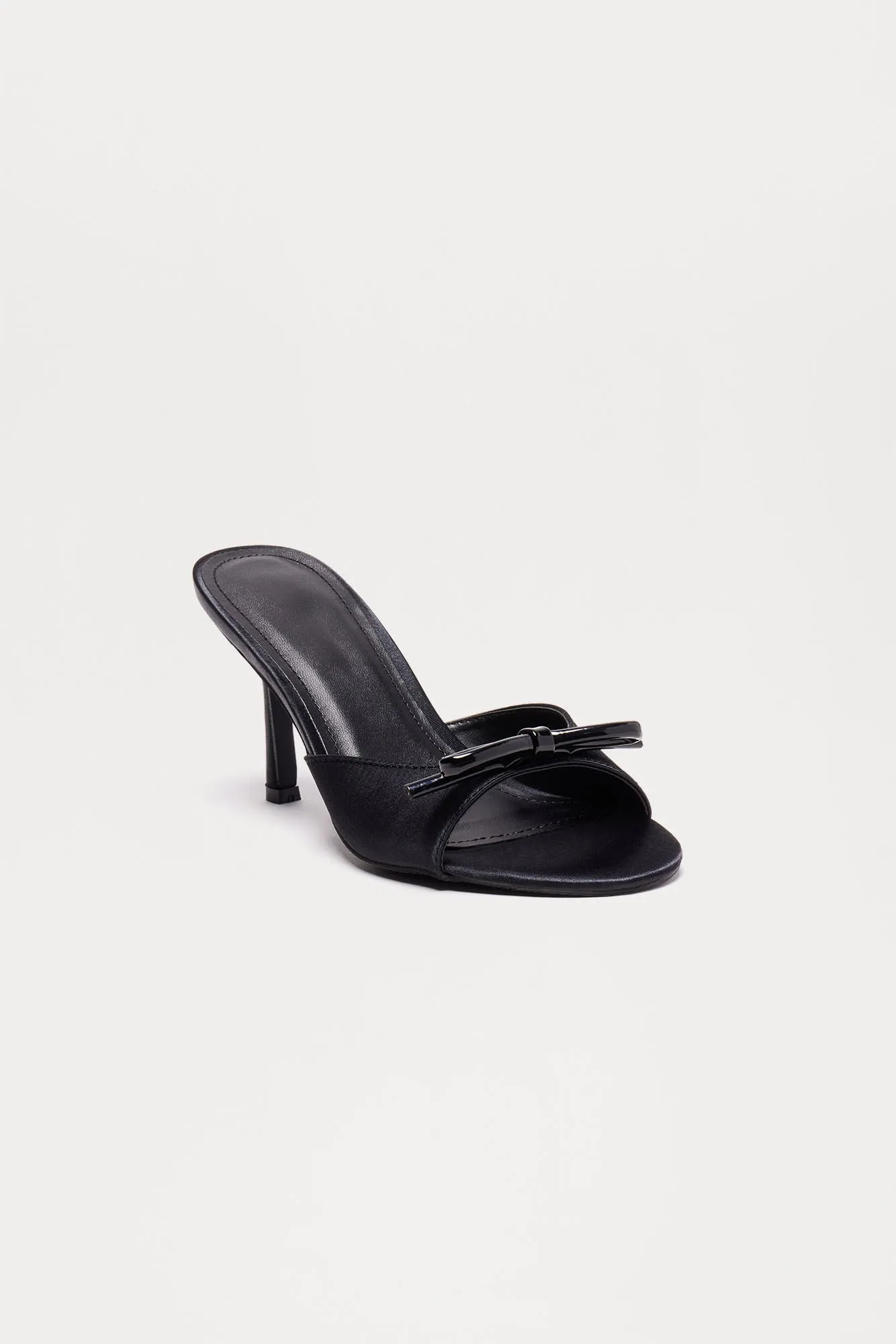 Sevilla Bow Mules - Black sold by Fashion Nova product image thumbnail 3