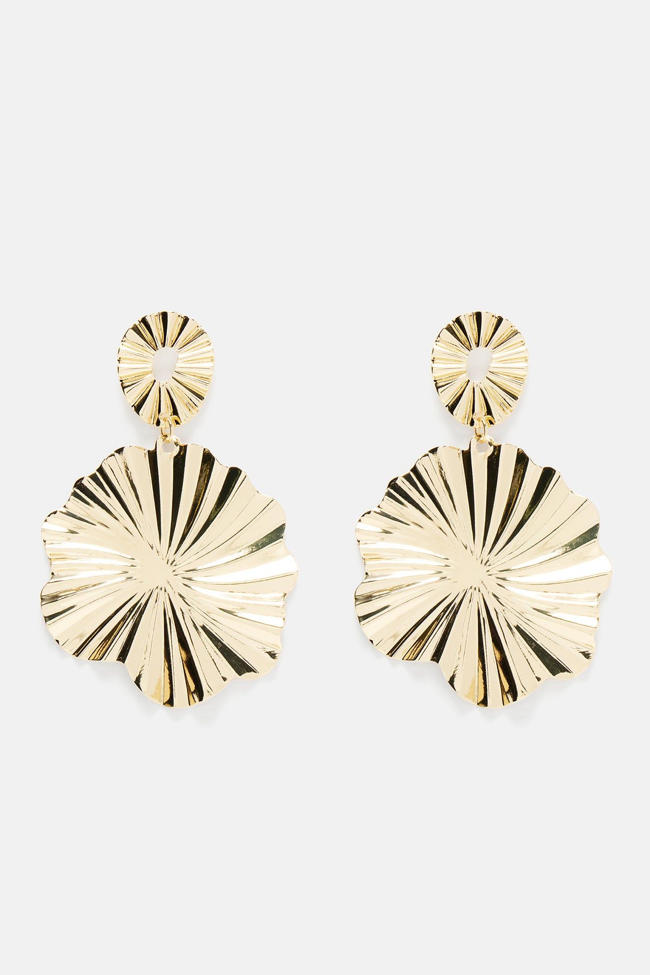 Dream Realm Drop Earrings - Gold sold by Fashion Nova product image thumbnail 3
