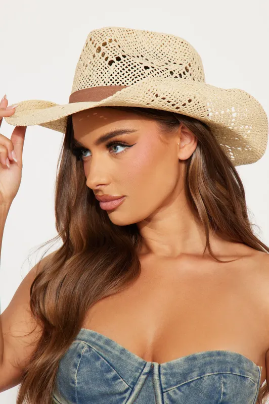 Cabo Beaches Cowboy Hat - Tan sold by Fashion Nova