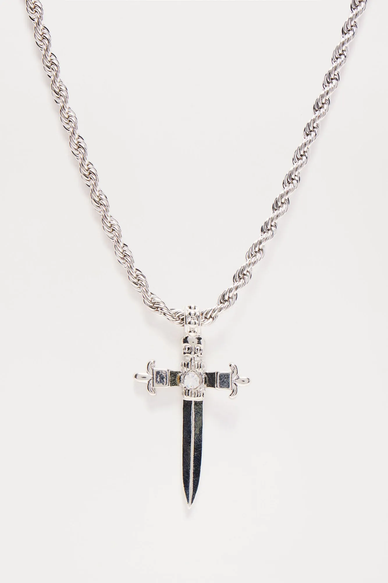 Dagger Necklace - Silver sold by Fashion Nova product image thumbnail 3