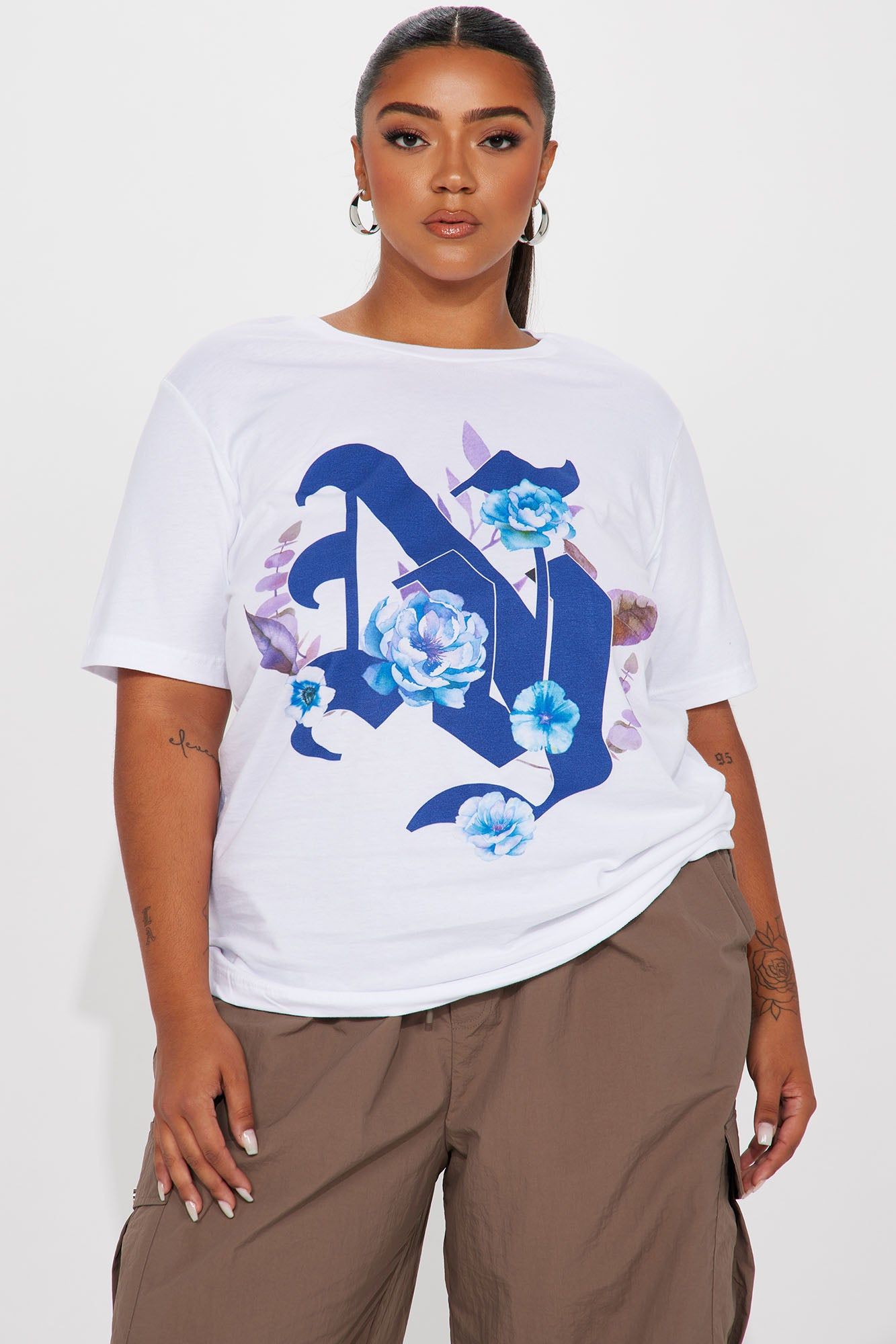 The City Never Sleeps NY Graphic Tee - White sold by Fashion Nova product image thumbnail 4