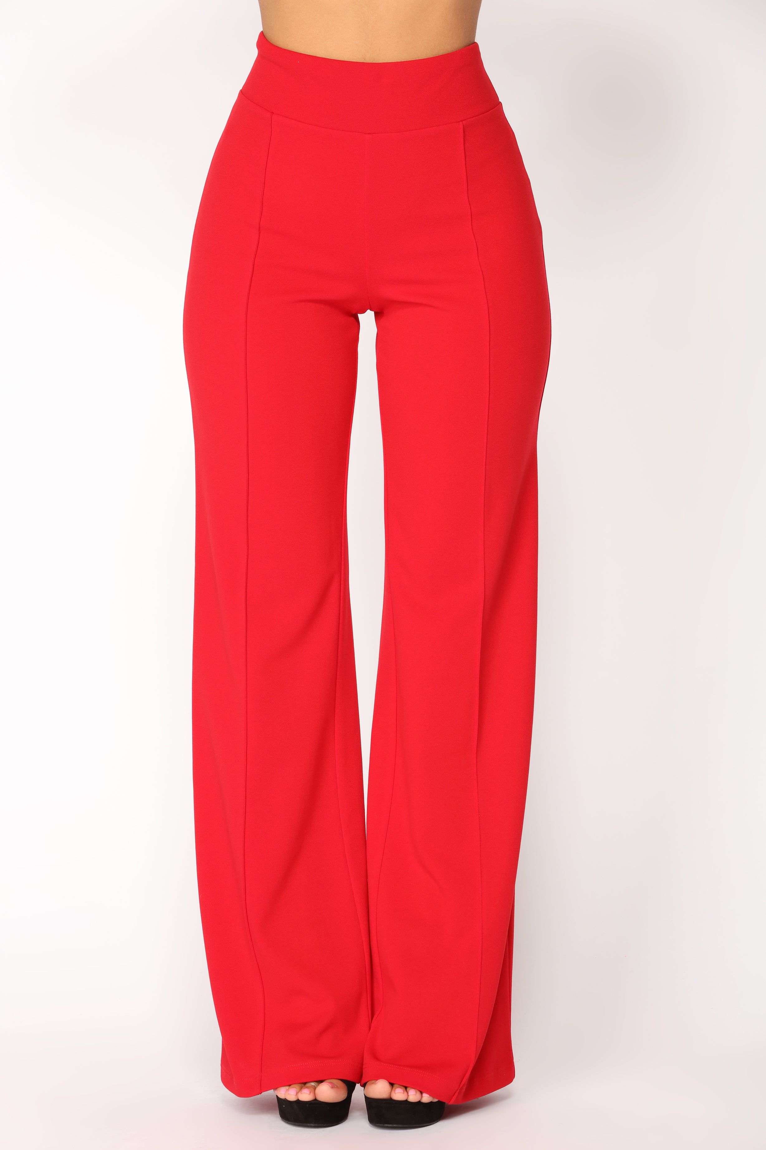 Clarissa High Rise Pants - Red sold by Fashion Nova product image thumbnail 2