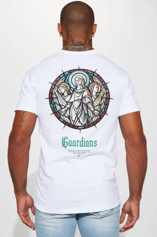 Guardians Short Sleeve Tee - White sold by Fashion Nova