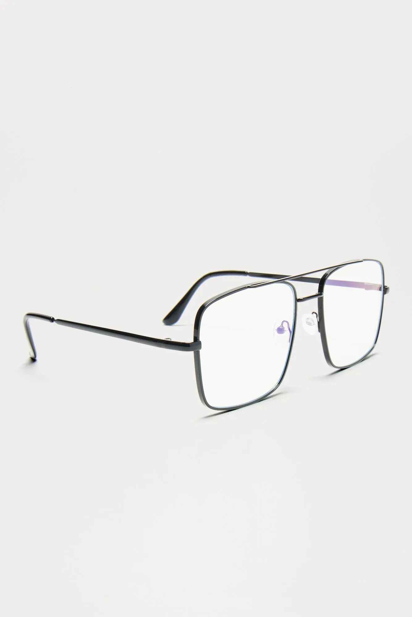 Playing It Smart Blue Light Glasses - Black sold by Fashion Nova product image thumbnail 3