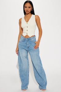 Set The Tone Vest Top - Stone sold by Fashion Nova