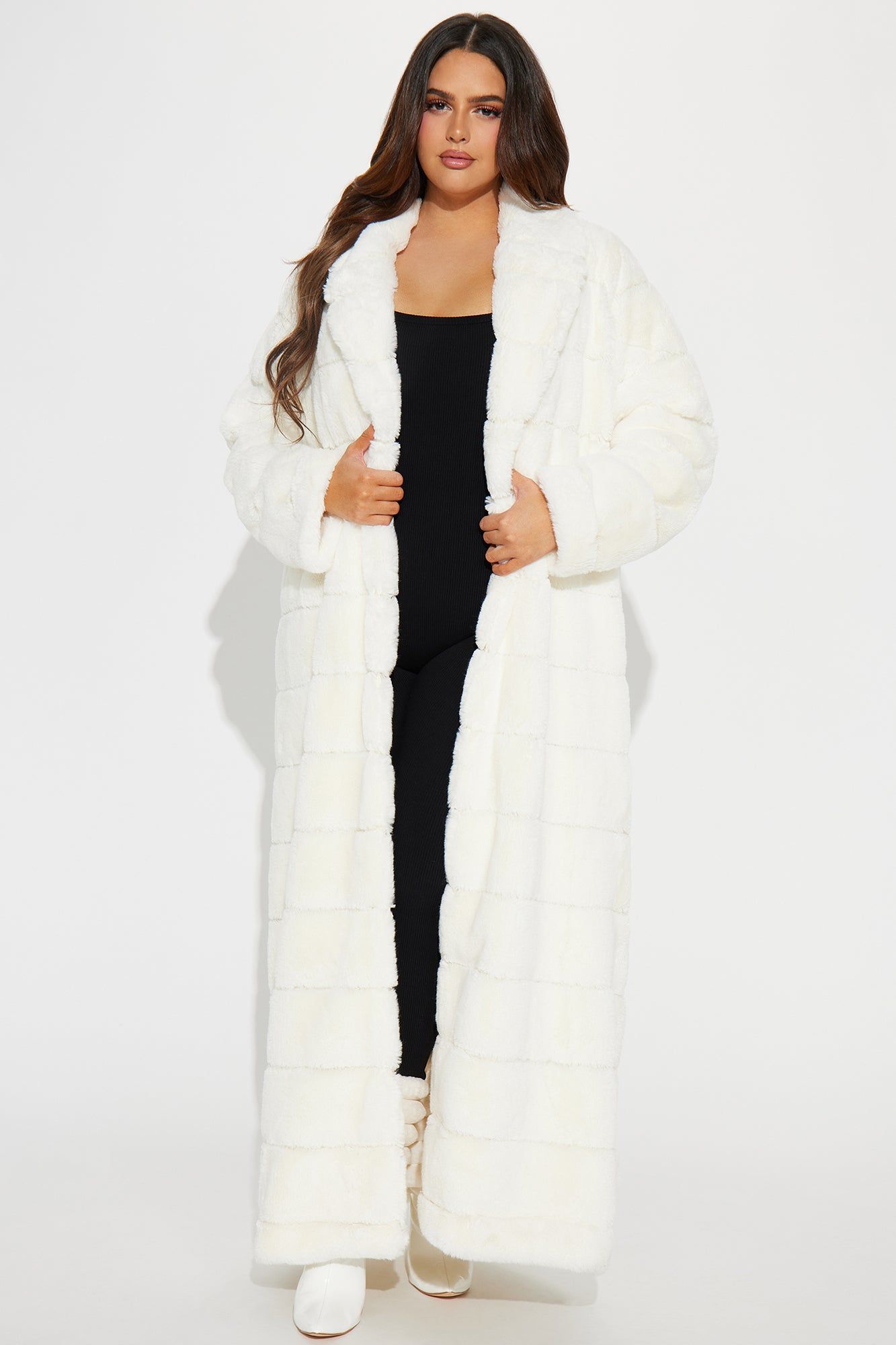 Chic In The City Faux Fur Coat - Cream sold by Fashion Nova product image thumbnail 4