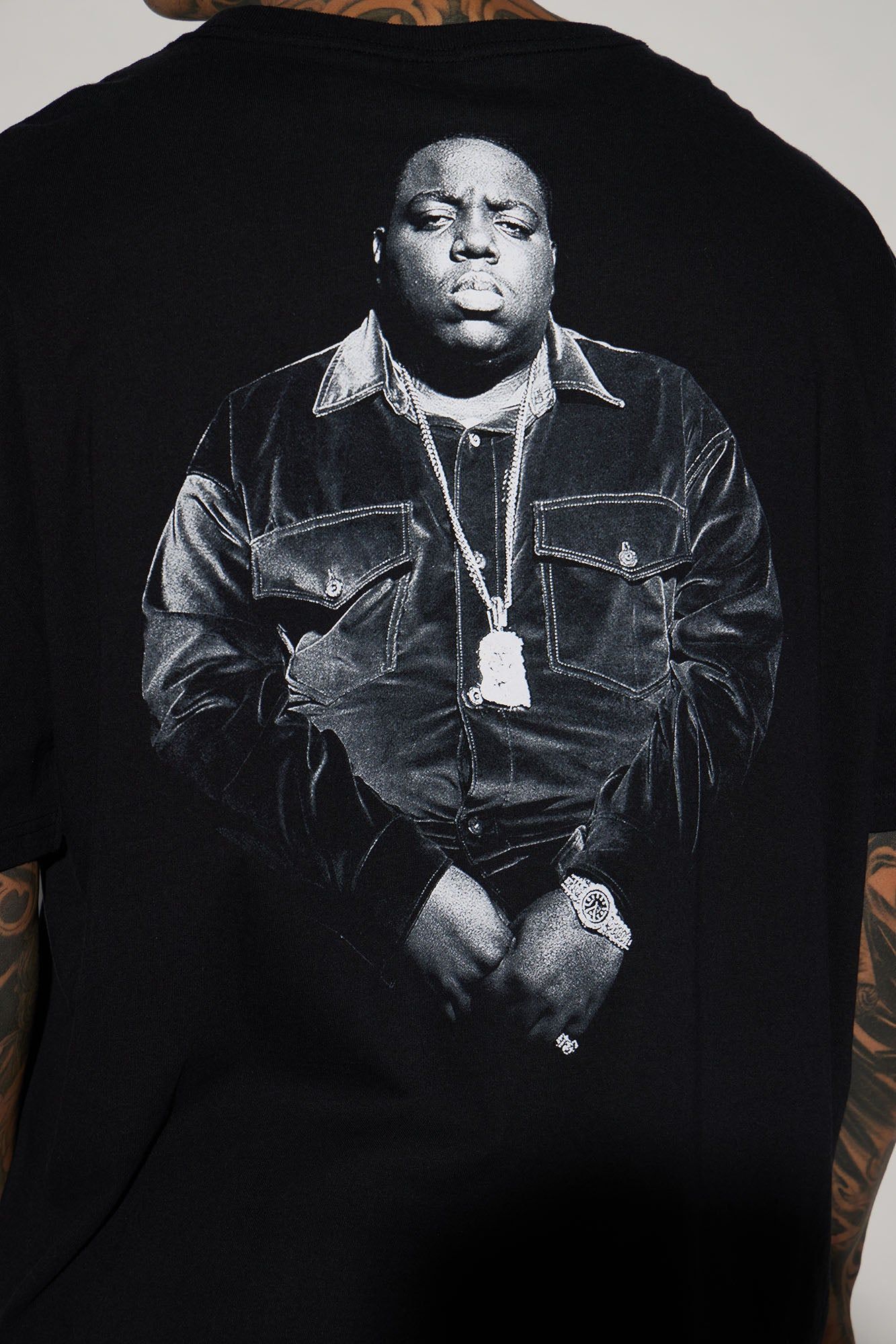 Notorious BIG Oversized Short Sleeve Tee - Black sold by Fashion Nova product image thumbnail 4