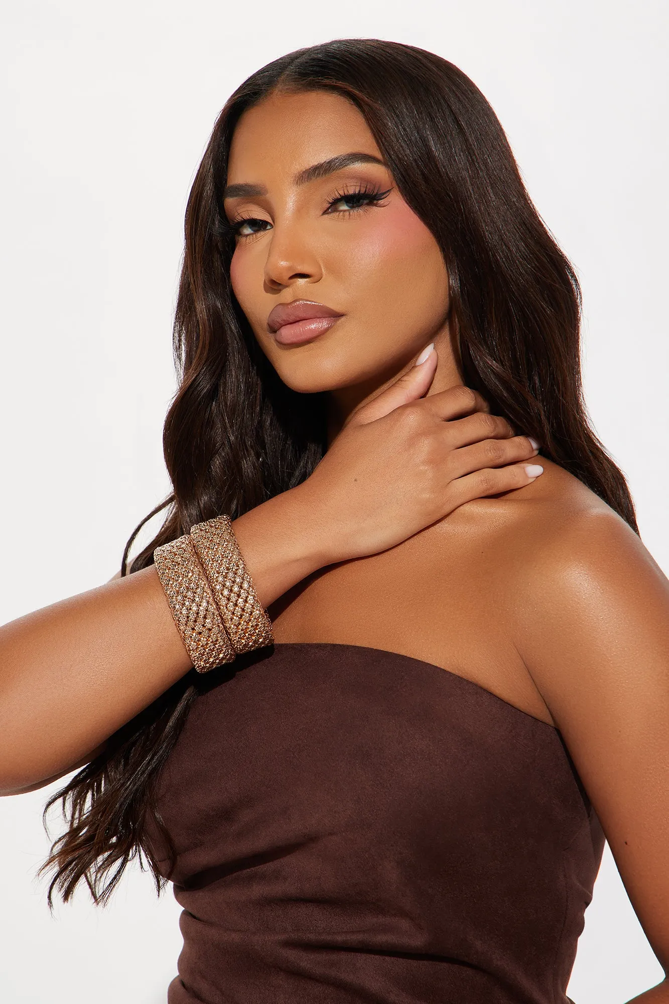 Avalon 2 Piece Bracelet - Gold sold by Fashion Nova product image thumbnail 2