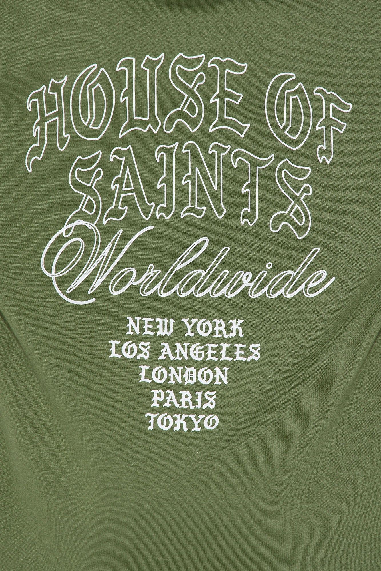 Mini House Of Saints Short Sleeve Tee - Sage sold by Fashion Nova product image thumbnail 5