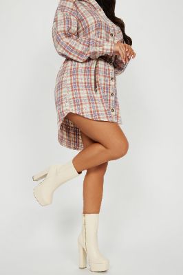 More Time With You Booties - Cream sold by Fashion Nova